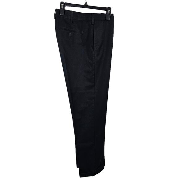 Lands' End Traditional Fit Plain Front Cuffed Chino Pants Men's Size 36 - Picture 2 of 10